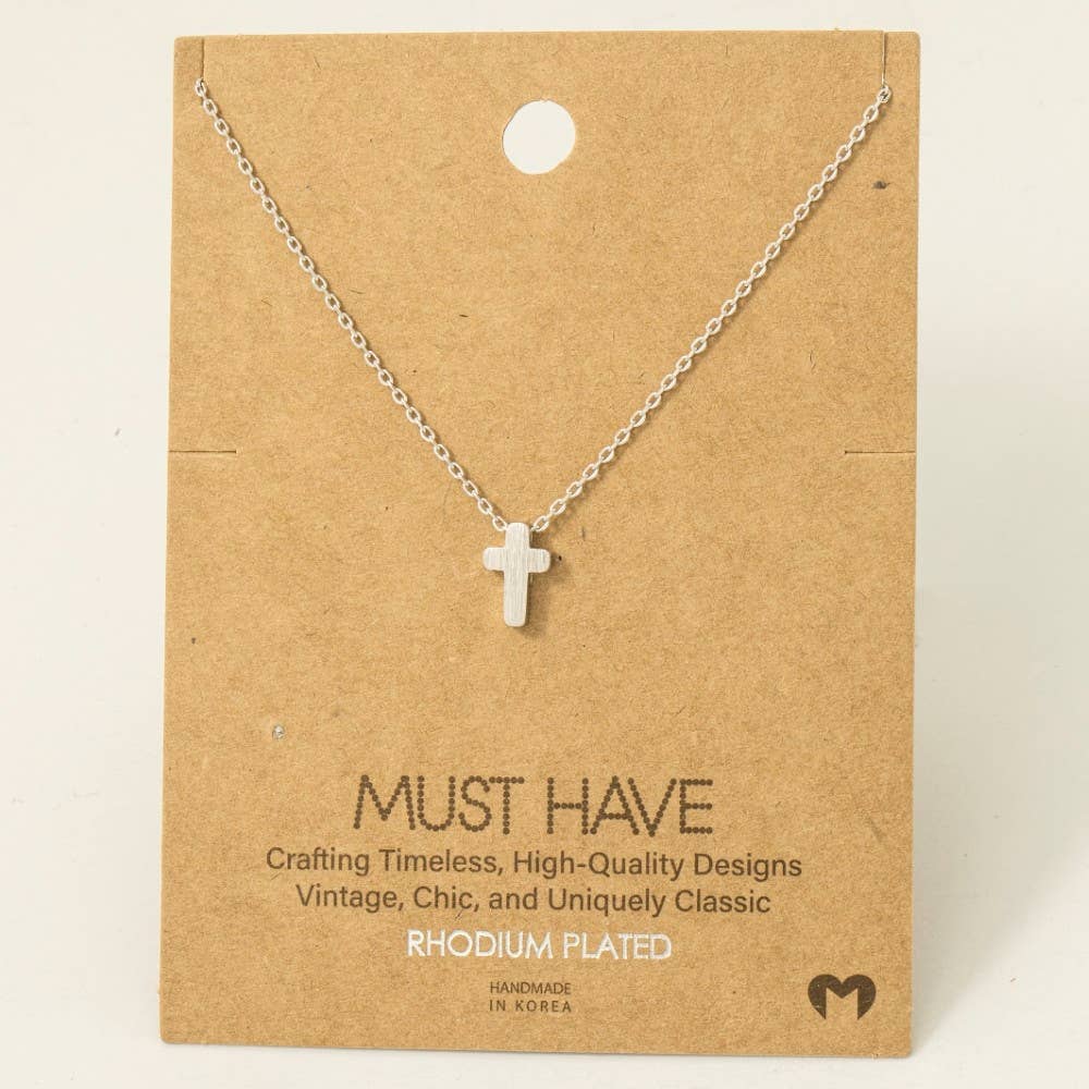 Mini Cross Necklace