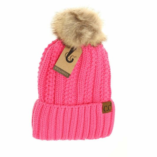 Fuzzy CC Beanie