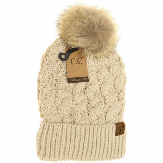 Ribbed CC Beanie