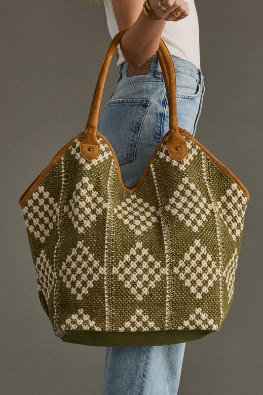 Diamond Pattern Tote