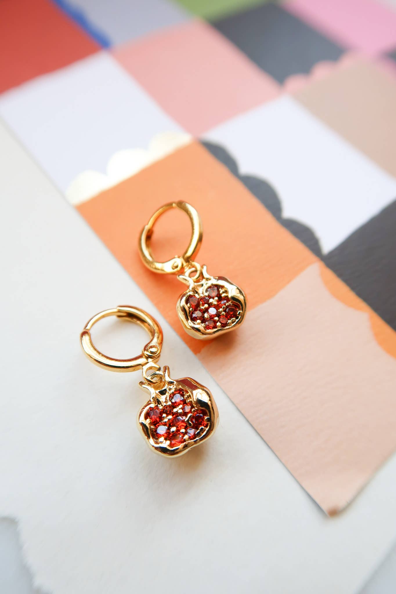 Pomegranate Earrings