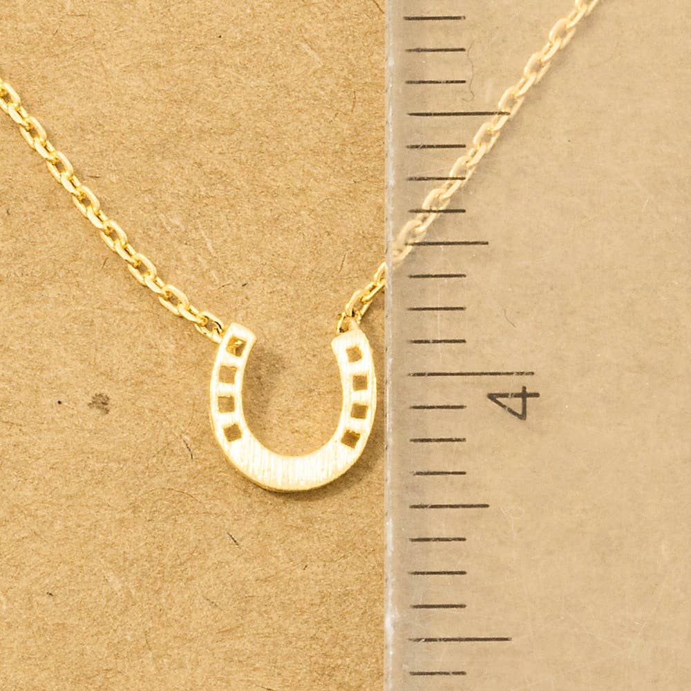 Mini Horseshoe Necklace